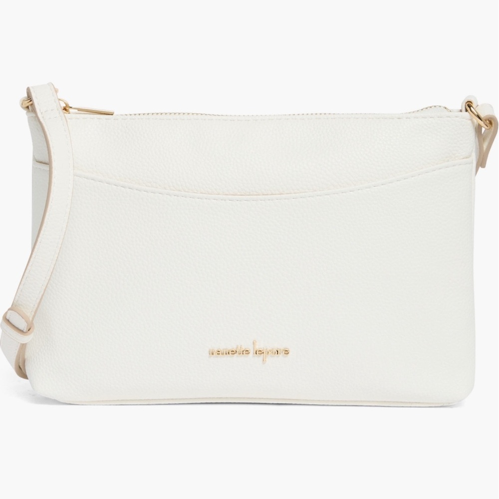 Nanette Lepore Ayanna White Crossbody Bag and Pouch NWT - Picture 3 of 8
